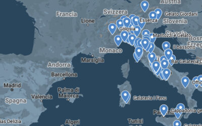 Mappa delle gelaterie artigianali consigliate da Lolla (in continuo aggiornamento)